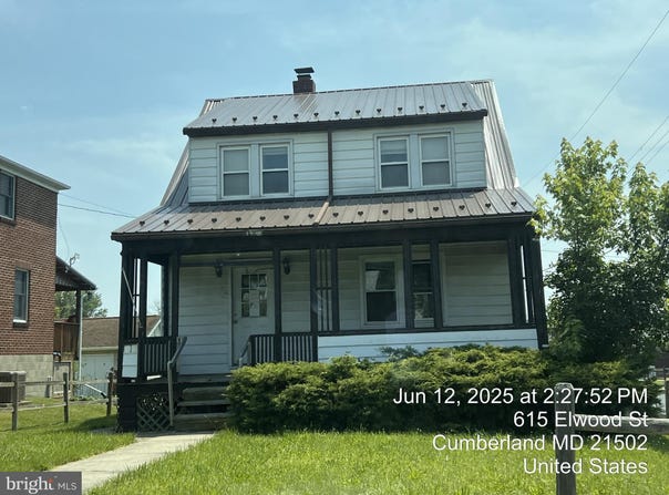 615 ELWOOD STREET, CUMBERLAND, MD 21502