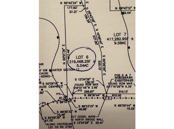 CR 2790 Lot 6, Guntown, MS 38849
