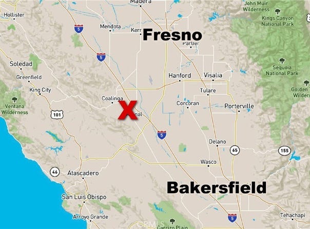 1 Lost Hills Rd, Hwy 33, Coalinga, CA 93210