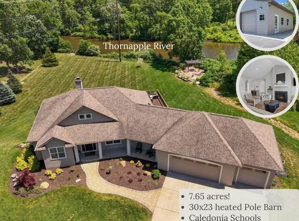 8298 Thornapple River Drive SE, Caledonia, MI 49316