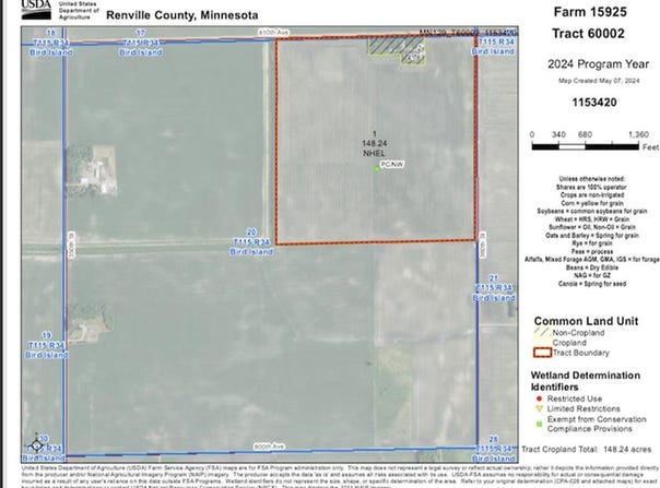 810th Avenue, Bird Island, MN 56277