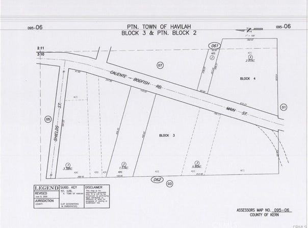 0 095-061-02-00-3 Caliente Bodfish Road, Havilah, CA 93518