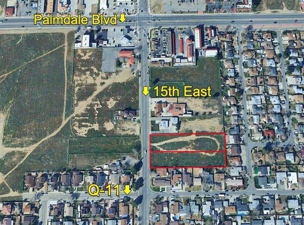 15th St East @ Q10, Palmdale, CA 93550