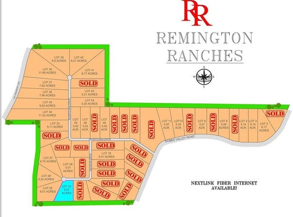 Lot 24 Magnum Drive, Santo, TX 76067