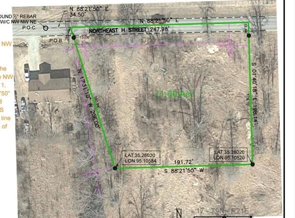 NE H Street, Stigler, OK 74462