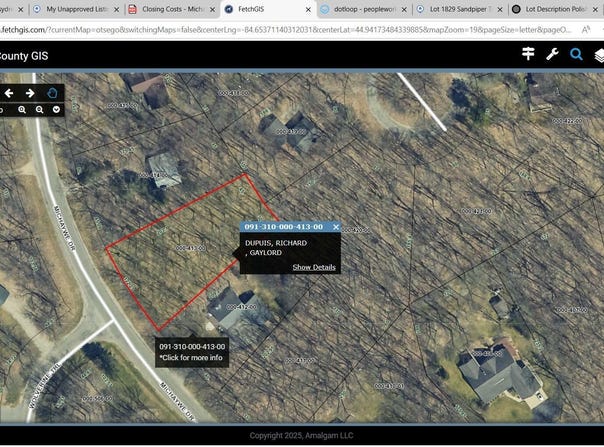 LOT 413 MICHAYWE DRIVE, GAYLORD, MI 49735