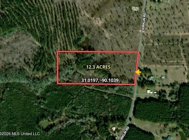 Kirklin Road, Tylertown, MS 39667