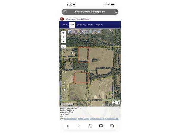 Hub Presley Road, Paxton, FL 32538