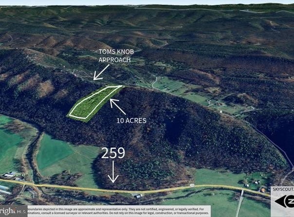 TOMS KNOB APPROACH, LOST CITY, WV 26810