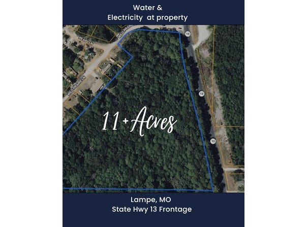 11 Ac. On State Hwy 13, Lampe, MO 65681