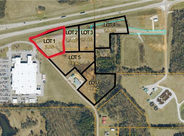 Lot 1 McCord Rd, Pontotoc, MS 38863