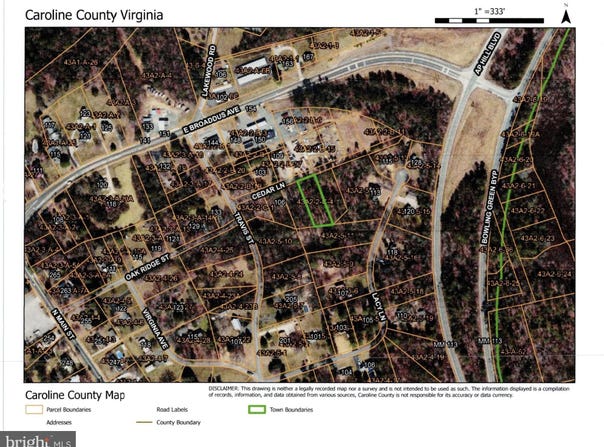 Lot 3 CEDAR LANE, BOWLING GREEN, VA 22427