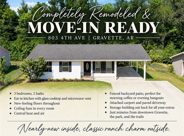 803 4th Avenue, Gravette, AR 72736