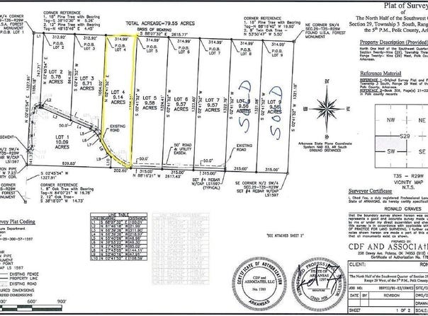 TBD Highway 375 East  (Lot4), Mena, AR 71953