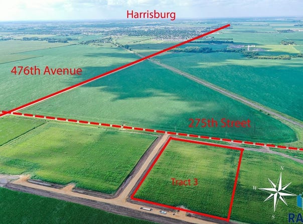 TRACT 3 DAKOTA FARMS Ave, Harrisburg, SD 57032