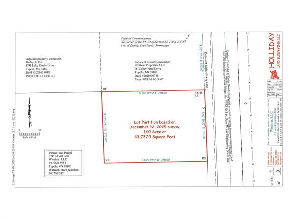Coley Road, Tupelo, MS 38801