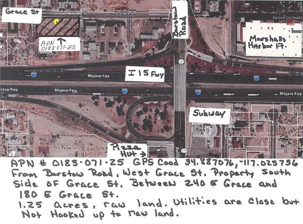 25 E Grace, Barstow, CA 92311
