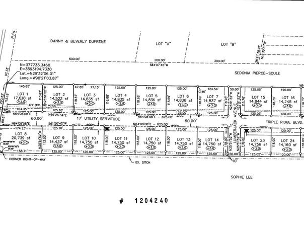 Lot 3 Triple Ridge Blvd, Cut Off, LA 70345