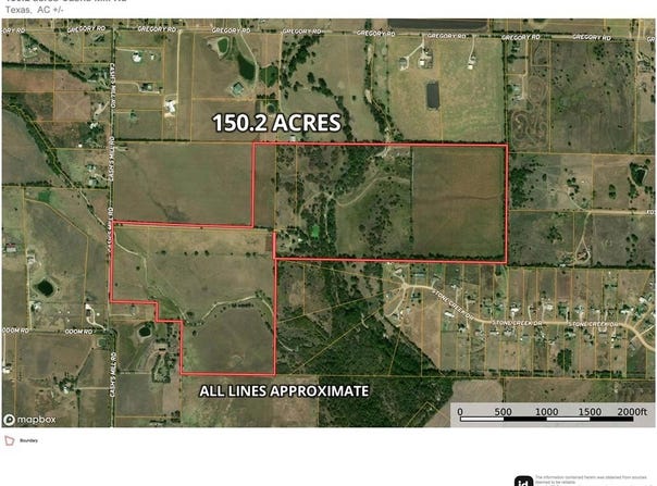 150.2 +/- Ac 14134 Cashs Mill Road, Sanger, TX 76266