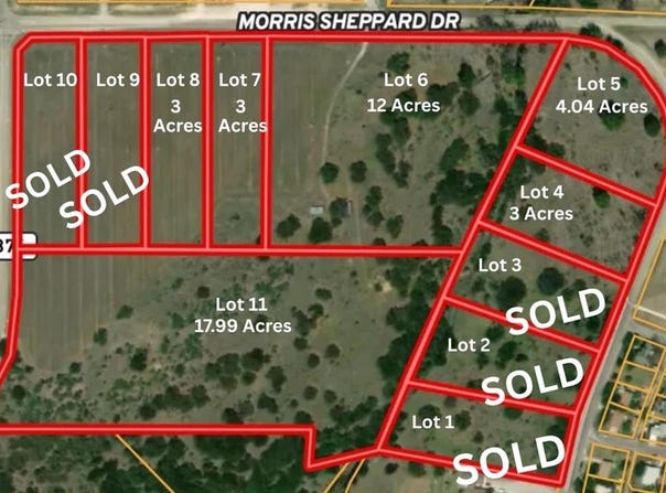 Lot 8 Morris Sheppard Drive, Brownwood, TX 76801