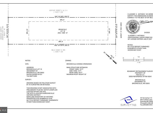 309 MARKET STREET, BROOKEVILLE, MD 20833