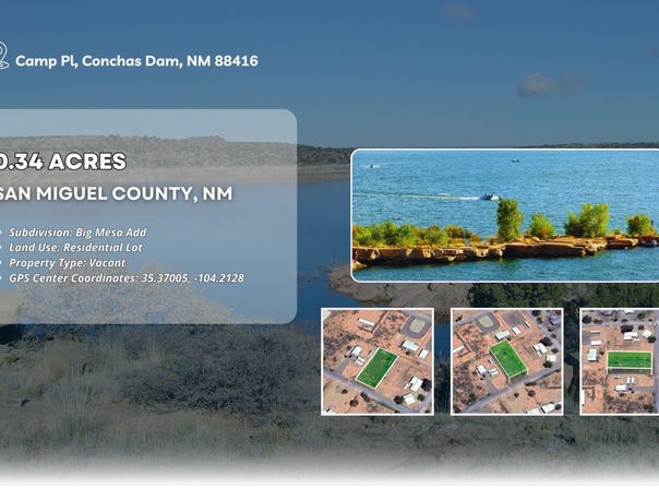 Camp Place, Conchas Dam, NM 88416