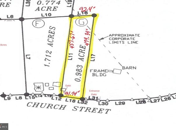 Lot G CHURCH STREET, TIMBERVILLE, VA 22853
