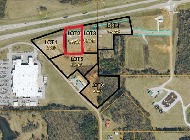 Lot 2 McCord Rd, Pontotoc, MS 38863