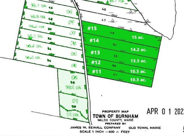 Morgan Road lot: 11-15, Burnham, ME 04922
