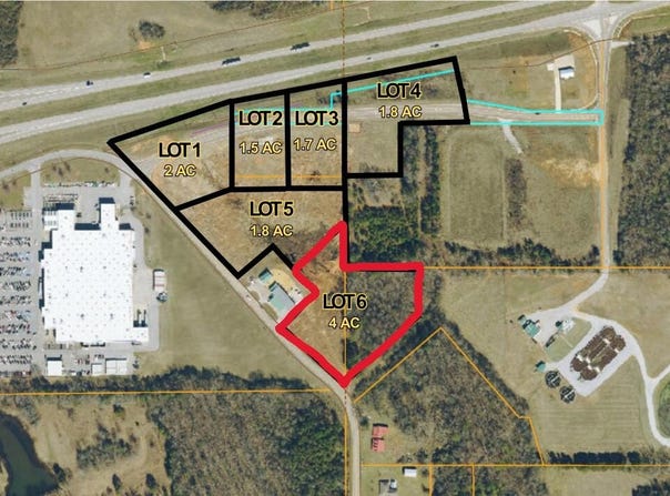 McCord Rd lot: 6, Pontotoc, MS 38863