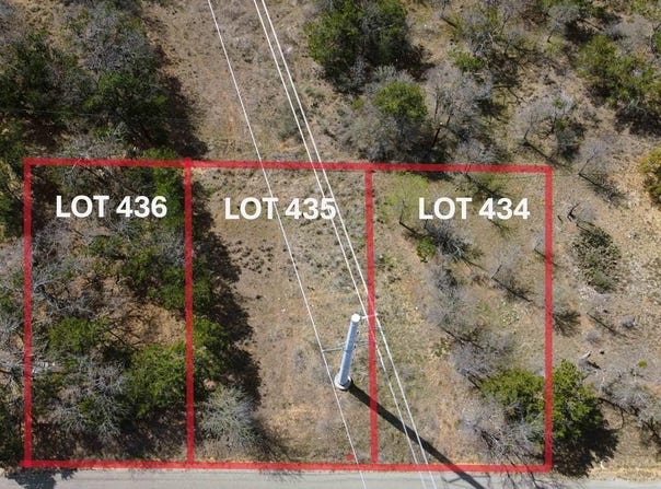 Lot 434-436 Fir LN, Cottonwood Shores, TX 78657