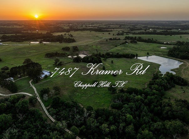 7487 Kramer Road, Chappell Hill, TX 77426