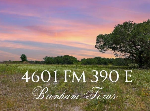 4601 Farm to Market Road 390, Brenham, TX 77833