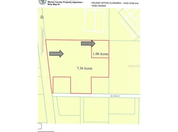 6601 SE 119TH STREET, BELLEVIEW, FL 34420