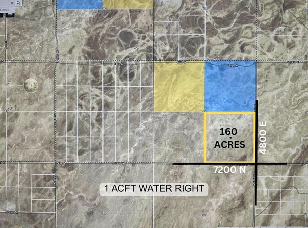 160 ACRES + 1 ACFT WATER, Beryl, UT 84714
