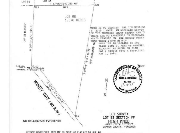 0 Windy Way, FRONT ROYAL, VA 22630