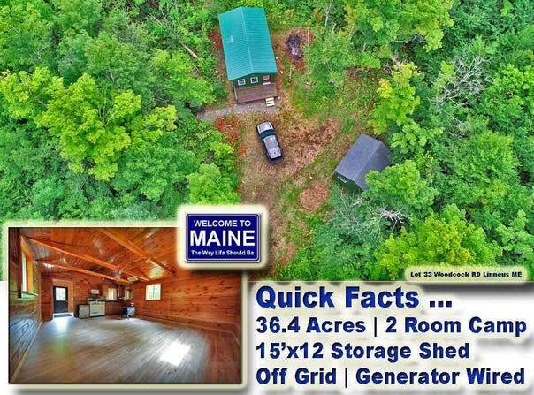 Lot 33 Woodcock Road, Linneus, ME 04730