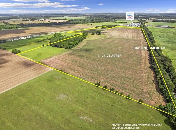 74 Acres HWY 431, Headland, AL 36345