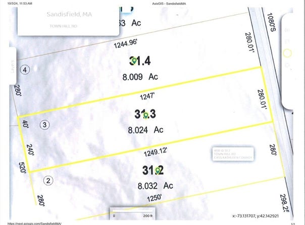 Lot 3 Town Hill Rd, Sandisfield, MA 01255