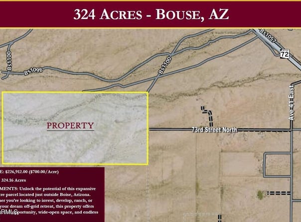 73rd St Ave 40E --, Vicksburg, AZ 85348