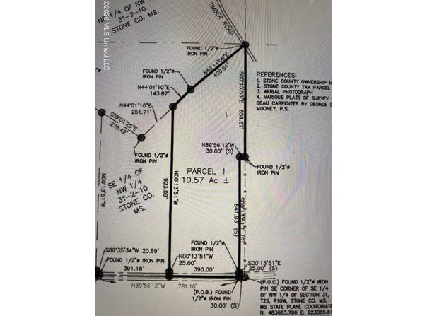 Nhn Cox Road lot: 1, Wiggins, MS 39577