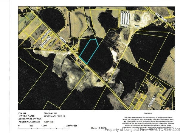 John Road, Shannon, NC 28386