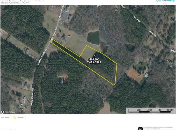 0 Sandy Springs Road, Pelzer, SC 29669