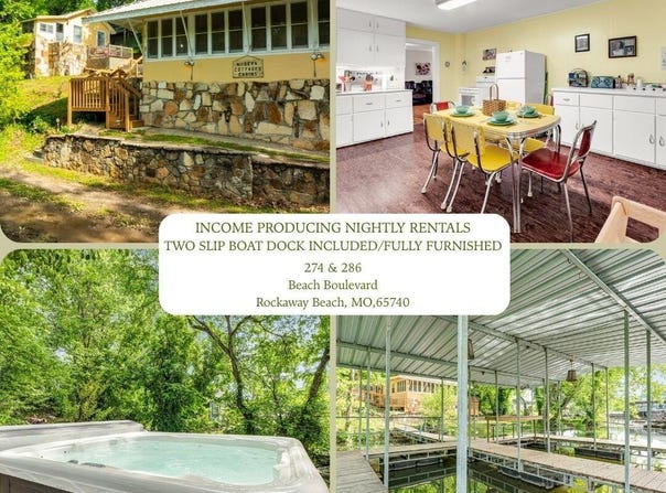 274 & 286 Beach Boulevard, Rockaway Beach, MO 65740