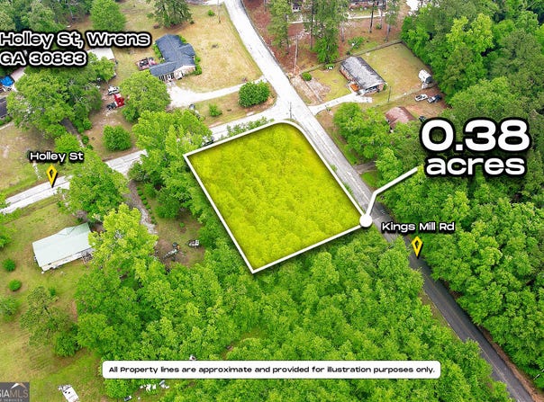 0 Kings Mill, Wrens, GA 30833