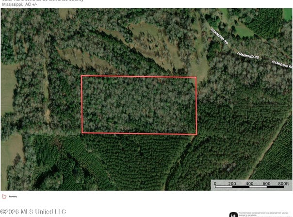 Hammond Road, Monticello, MS 39654