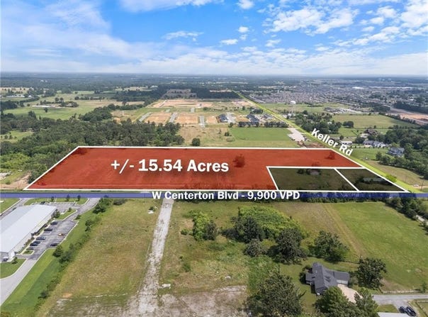 111 Keller  RD Unit #15.5 Acres, Centerton, AR 72719