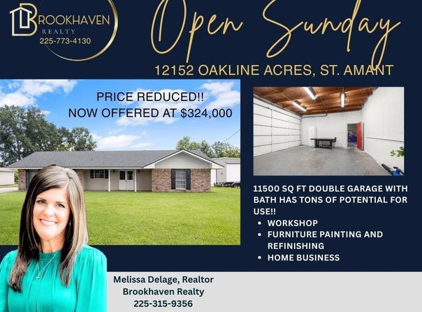 12152 Oakline Acres, St Amant, LA 70774