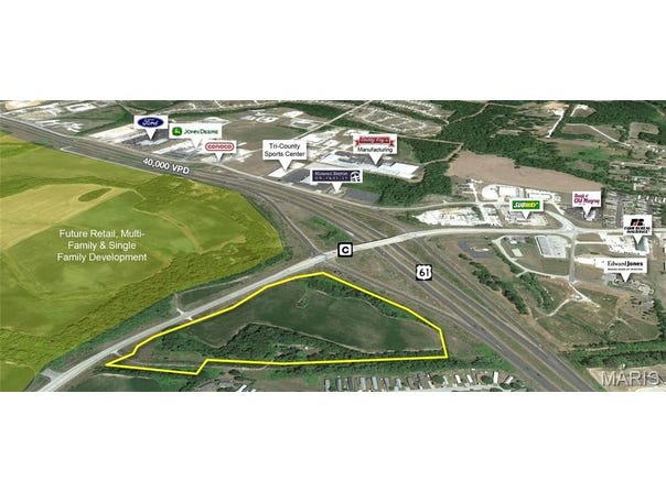 0 17.64 Ac Hwy 61 & State Hwy C, Moscow Mills, MO 63362