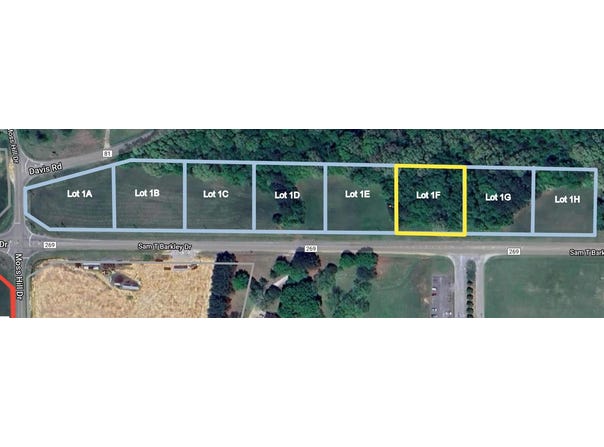 Lot 1F Sam T Barkley Road, New Albany, MS 38652